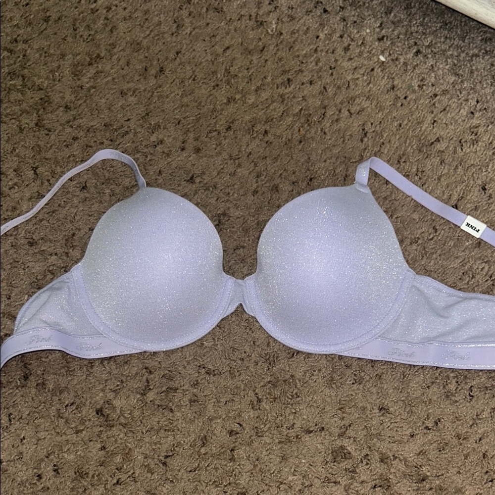 Wear Everywhere T-Shirt Lightly Lined Sparkly Lavender Bra